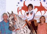 Brenna Brawner and E Z to ID-Res World Champs 2003